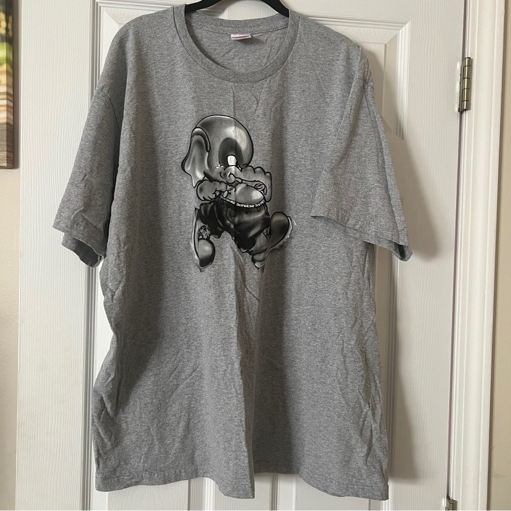 Gray Graphic Men's T-Shirt Supreme